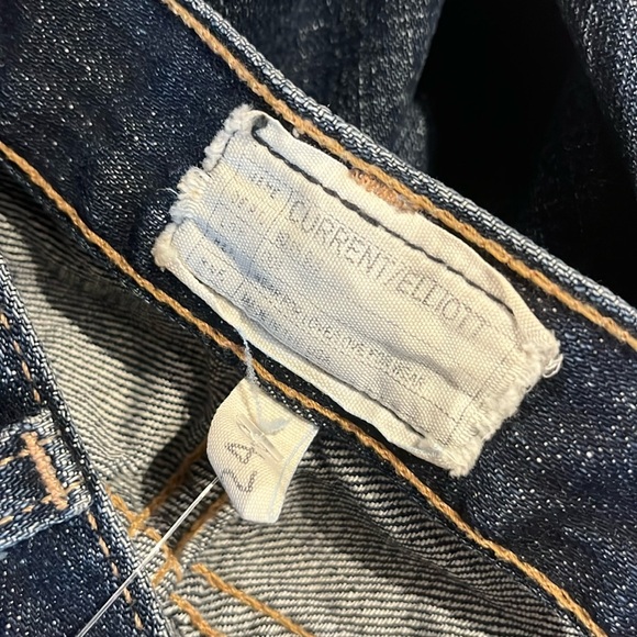 Current/Elliott The Skinny Loved Destroy Splatter Jeans - Picture 11 of 12